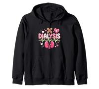 kidney Nurse Nephrology Nursing Team Dialysis Technician Zip Hoodie