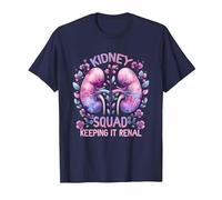 Kidney Squad Keeping It Renal Dialysis Technician Tech Nurse T-Shirt, Men, Navy Blue, 4X-Large