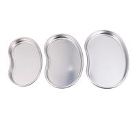 Kidney Stainless Instrument 3pcs Steel Dental for Tray Procedures