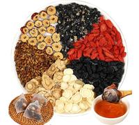 Kidney Tea Formula Ginseng Six Treasure Tea, Ginseng and Wolfberry Teas, Chinese Herbal Kidney Cleansing Teabags for Men and Women (40PCS)