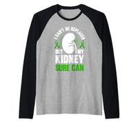 Kidney Transplant Warrior Kidney Surgery Recovery Raglan Baseball Tee