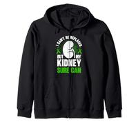 Kidney transplant Warrior Kidney Surgery recovery Zip Hoodie