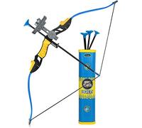 Kidoloop 28CM Kids Bow and Arrow Set - Archery Toy with Infrared Laser Sight, Quiver, Target Board and 3 Suction Cup Arrows - Safe Indoor and Outdoor Archery Game for Boys and Girls Ages 3+ Years