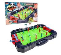 Kidoloop 37CM Table Top Football Game - Mini Table Soccer Game for Kids, Interactive Football Board Game Toy for Indoor Play, Fun Desktop Arcade Gift for Boys and Girls Aged 4+ Years