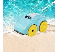 Kidoloop Bath Car Toy, 2-in-1 Land and Water Wind-Up Vehicles Bath Toy - Floating Swimming Pool Toy Set for Toddlers and Kids Ages 3+ Years