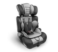 Kidoola Adjustable Car Seat for Toddlers & Children - i-Size Safety Certified Booster Seat, Padded & Comfortable with 3 Adjustable Age Functions& Straps, 100-125cm,Up to 12 Years -ECE R129(Grey&Black)