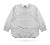 kidoola Baby Led Weaning Bib with Sleeves - Mess-Free, Waterproof Soft, Safe & Stylish for 6-12 Months Babies & Toddlers Apron with Full Coverall Coverage