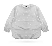 kidoola Baby Led Weaning Bib with Sleeves - Mess-Free, Waterproof Soft, Safe & Stylish for 6-12 Months Babies & Toddlers Apron with Full Coverall Coverage (Pack of 2)