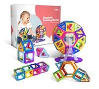 kidoola Magnetic Tiles Building Blocks Toy Set 94PCS - STEM Construction Magnet Jigsaw Blocks for Kids - Educational Montessori Learning Toy for Boys & Girls Age 3+