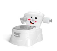 KIDOOLA Potty Training Toilet Seat | Toilet Potty Seat with Splash Guard, Fun Way to Improve Your Child's Development | Portable, Easy to Carry as Travel Potty for Kids 6 Months to 5 Years (Grey)