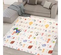 kidoola Reversible Large Baby Play Mat | Soft Playmat for Baby's Crawling, Tummy Time | Thick Floor Mats for Children, Toddlers & Babies | Ideal for Floor in Bedroom, Nursery & Playroom (Style 2)