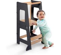 Kidoola Toddler Learning Tower & Mini Desk (Up To 12 Years), Safe & Creative For Kids, Toddler Steps Stool With Secure Safety Bars