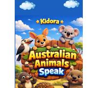 Kidora Australian Animals Coloring Book - Volume 1: Fun & Educational Animal Activity Book for Kids Ages 4-8 | Cute Aussie Wildlife Coloring Pages with Simple Facts