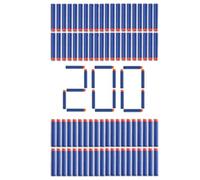 Kidow Toys Nerf Refill Bullets Darts Ammo Pack For Nerf N-strike Elite Series Toy Gun, Premium Nerf Bullets 1000 Pack, 400 Pack And 100 Pack For Nerf Gun Accessories (200), Navy, 7.2cm * 1.3cm