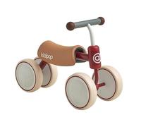 kidpop Big Bee Baby Balance Bike (Unisex), Four-Wheel Push Bike, Toddler Ride-On Toy for Ages 1-2, First Birthday Gift, Little One's First Bike-Red