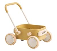 Kidpop PULA Push & Pull Walker Wagon, Khaki | Toddler Balance Wagon, Baby Walker with Wheels, First Learner Baby Boys Girls Toys, 7 Months-3 Years, Birthday Gifts