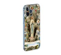 Kidraicy Phone Case Compatible with iPhone 17 Pro Immaculate Conception Virgin Mary Catholic TPU Shockproof Protective Phone Cover