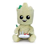 Kidrobot Vibrating Plush KR16532 Galaxy Marvel Groot HugMe Yellow L Halloween