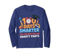 Kids 100 Days Smarter Smarty Pants Love Completed Outfit Long Sleeve T-Shirt