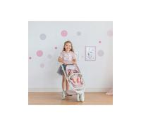 Kids 2 In 1 Dolls Pram Stroller Pushchair For Baby Dolls Teamson Kids Pink One Size