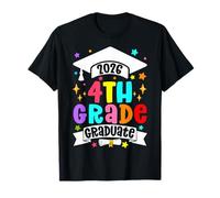 Kids 2026 4th Grade Graduate Last Day of School Graduation T-Shirt