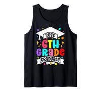 Kids 2026 6th Grade Graduate Last Day of School Graduation Tank Top