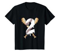 Kids 2nd Birthday Baseball T-Shirt
