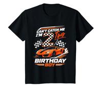 Kids 2nd Birthday Cant Catch Me Im 2 Race Car Two Year Old Boys T-Shirt