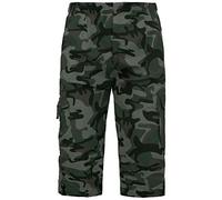 Kids 3/4 Camouflage Shorts Fully Elasticated Boys & Girls Army Combat Cargo PANTGrey,4 Years