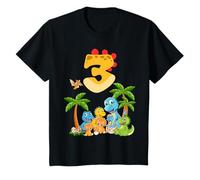 Kids 3 Years Birthday Boy Dinosaur Dino I Am 3 T-Shirt T-Shirt