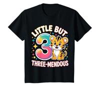 Kids 3 Years Old Little But Three-Mendous T-Shirt