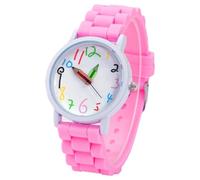 Kids 3D Cute Silicone Children Toddler Wrist for Boys Little Child Boys Sports Watches Ages 11-15 (Red, One Size)