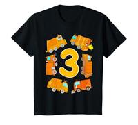 Kids 3rd Birthday Garbage Truck Sweeper Bin Collection Boys T-Shirt