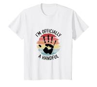 Kids 5th Birthday Boy Girl Five Handful Age 5 Year Old Son Kids T-Shirt