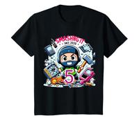 Kids 5th Birthday Smashing It Since 2020, 5 Year Old Boys & Girls T-Shirt