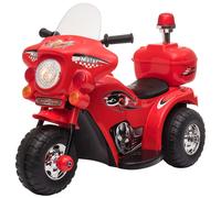 Kids 6V Electric Ride On Motorcycle 3 Wheel Vehicle Lights Music Horn Storage Box Red
