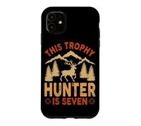 Kids 7 Year Old Hunting Birthday Party Duck Deer Hunter 7th Case for iPhone 11