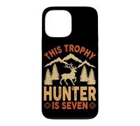 Kids 7 Year Old Hunting Birthday Party Duck Deer Hunter 7th Case for iPhone 13 Pro Max