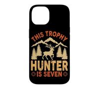 Kids 7 Year Old Hunting Birthday Party Duck Deer Hunter 7th Case for iPhone 14
