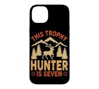 Kids 7 Year Old Hunting Birthday Party Duck Deer Hunter 7th Case for iPhone 14 Plus