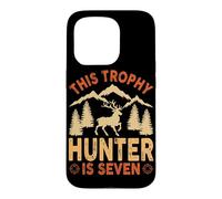 Kids 7 Year Old Hunting Birthday Party Duck Deer Hunter 7th Case for iPhone 15 Pro