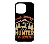 Kids 7 Year Old Hunting Birthday Party Duck Deer Hunter 7th Case for iPhone 15 Pro Max