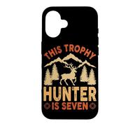 Kids 7 Year Old Hunting Birthday Party Duck Deer Hunter 7th Case for iPhone 16