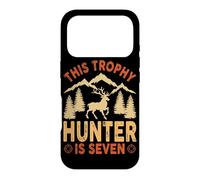 Kids 7 Year Old Hunting Birthday Party Duck Deer Hunter 7th Case for iPhone 17 Pro