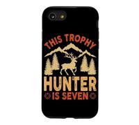 Kids 7 Year Old Hunting Birthday Party Duck Deer Hunter 7th Case for iPhone SE (2020) / 7/8