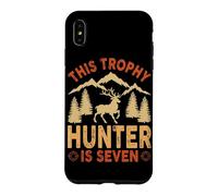 Kids 7 Year Old Hunting Birthday Party Duck Deer Hunter 7th Case for iPhone XS Max