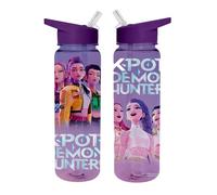 Kids 700ML/24OZ Water Bottle with Straw, K-pop Cartoon Pattern | Leakproof, With Handle, For School, Holiday, Travel, Party & Birthday Gift