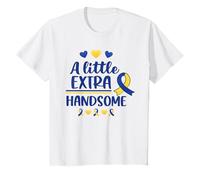 Kids A Little Extra Handsome Down Syndrome Awareness Kids T-Shirt T-Shirt