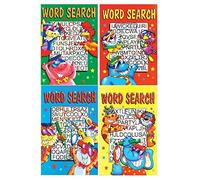 Kids A5 Series 935 Set Of 4 Wordsearch Brain Games Puzzle Books