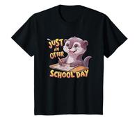 Kids ABC-Sagittarius Otter School Day Sea Otter School Child First Grader T-Shirt